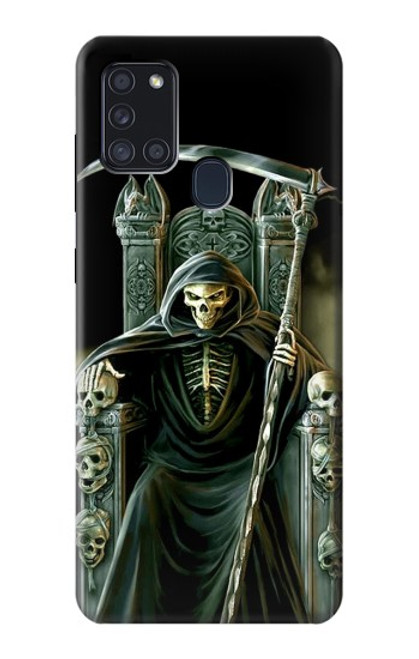 S1024 Grim Reaper Skeleton King Case For Samsung Galaxy A21s