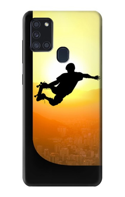 S2676 Extreme Skateboard Sunset Case For Samsung Galaxy A21s
