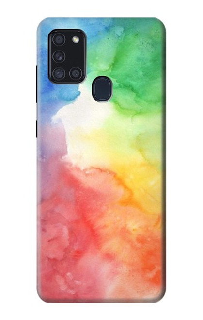 S2945 Colorful Watercolor Case For Samsung Galaxy A21s