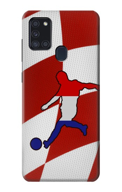 S2993 Croatia Football Soccer Case For Samsung Galaxy A21s