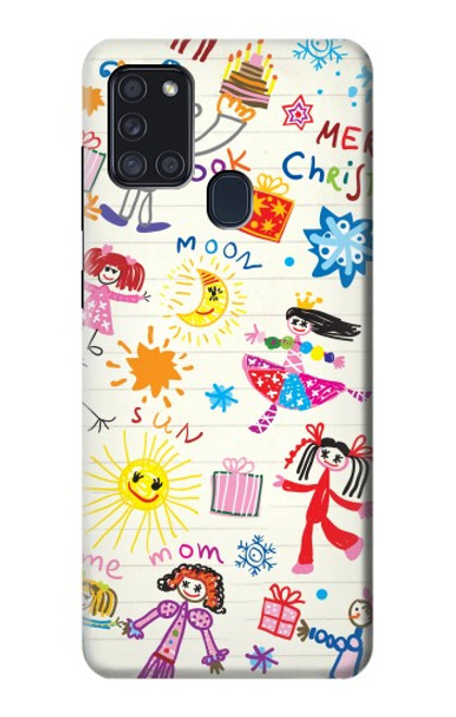 S3280 Kids Drawing Case For Samsung Galaxy A21s