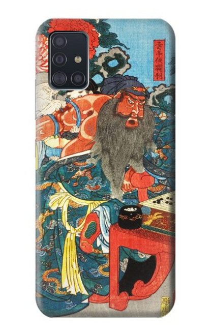 S1826 Utagawa Kuniyoshi Guan Yu Case For Samsung Galaxy A51 5G