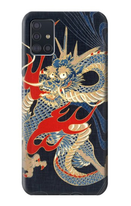 S2073 Japan Dragon Art Case For Samsung Galaxy A51 5G