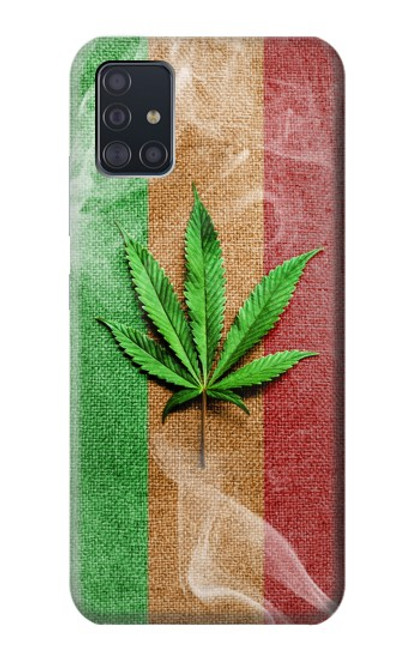 S2109 Marijuana Rasta Flag Case For Samsung Galaxy A51 5G