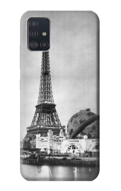 S2350 Old Paris Eiffel Tower Case For Samsung Galaxy A51 5G