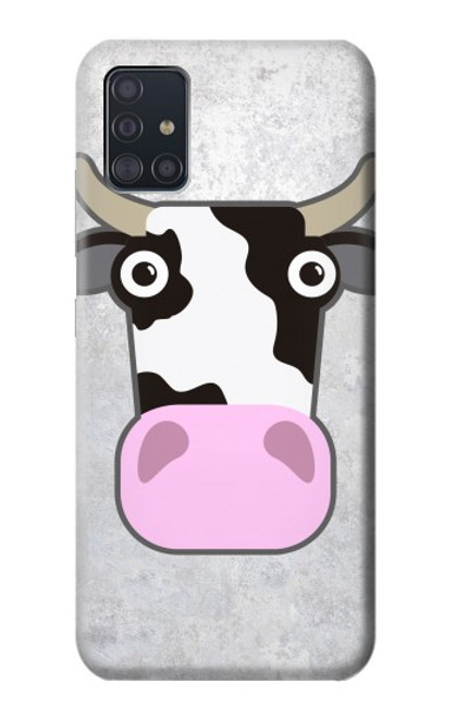 S3257 Cow Cartoon Case For Samsung Galaxy A51 5G