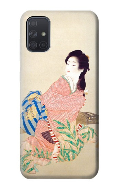 S0889 Japan Art Kimono Case For Samsung Galaxy A71 5G