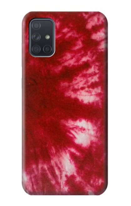 S2480 Tie Dye Red Case For Samsung Galaxy A71 5G