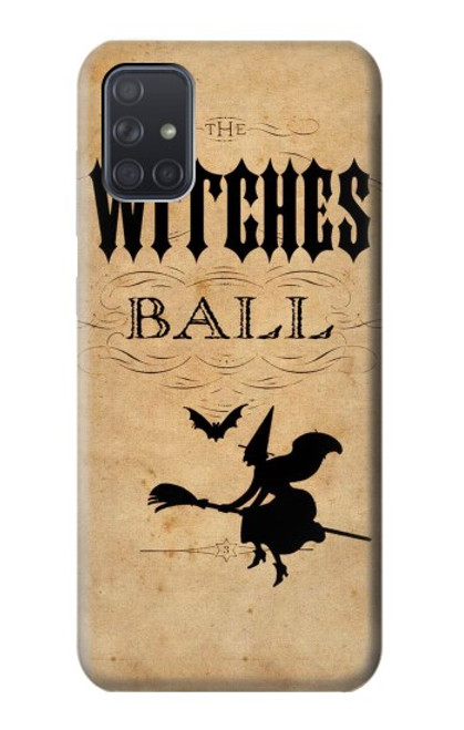 S2648 Vintage Halloween The Witches Ball Case For Samsung Galaxy A71 5G