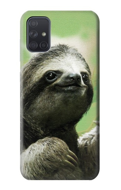 S2708 Smiling Sloth Case For Samsung Galaxy A71 5G