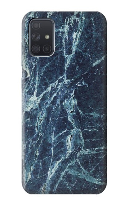 S2799 Light Blue Marble Stone Graphic Printed Case For Samsung Galaxy A71 5G