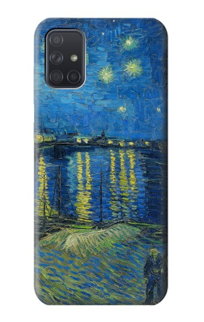 S3336 Van Gogh Starry Night Over the Rhone Case For Samsung Galaxy A71 5G