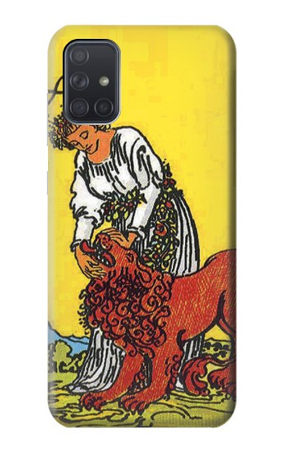 S3458 Strength Tarot Card Case For Samsung Galaxy A71 5G