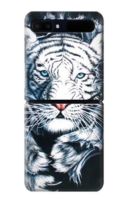 S0265 White Tiger Case For Samsung Galaxy Z Flip 5G