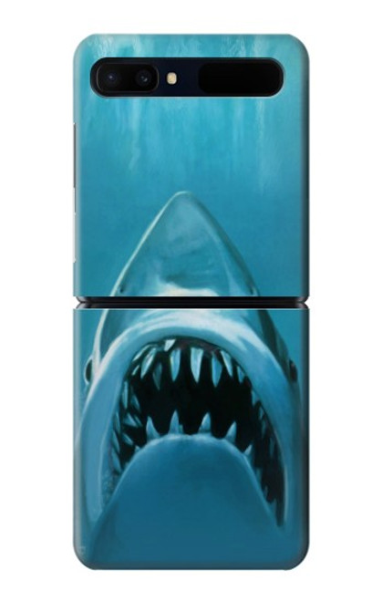 S0830 White Shark Case For Samsung Galaxy Z Flip 5G