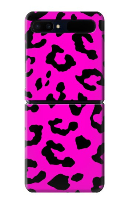 S1850 Pink Leopard Pattern Case For Samsung Galaxy Z Flip 5G