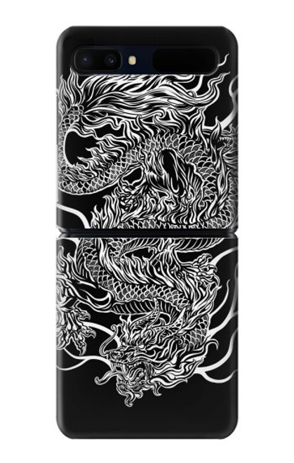 S1943 Dragon Tattoo Case For Samsung Galaxy Z Flip 5G