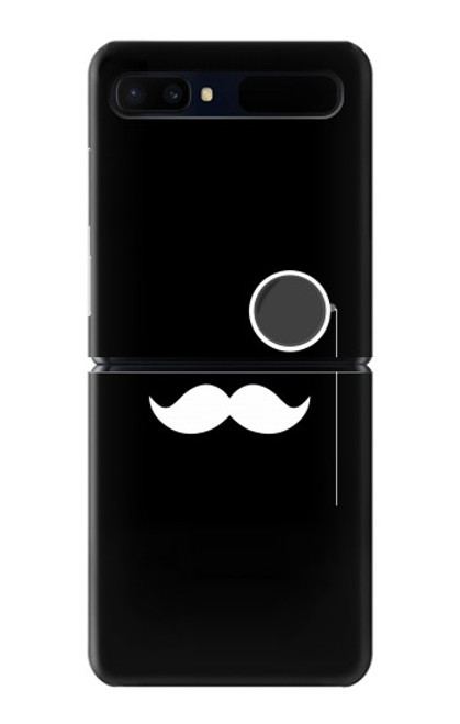 S1946 Sir Mustache Minimalism Case For Samsung Galaxy Z Flip 5G