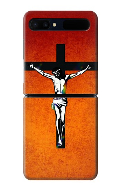 S2421 Jesus Christ On The Cross Case For Samsung Galaxy Z Flip 5G