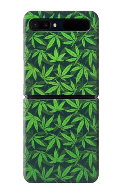 S2666 Marijuana Pattern Case For Samsung Galaxy Z Flip 5G