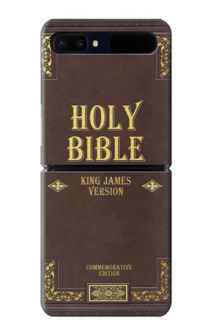 S2889 Holy Bible Cover King James Version Case For Samsung Galaxy Z Flip 5G