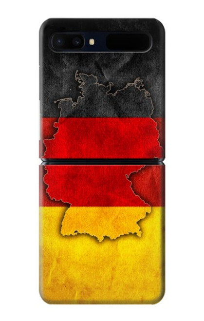 S2935 Germany Flag Map Case For Samsung Galaxy Z Flip 5G