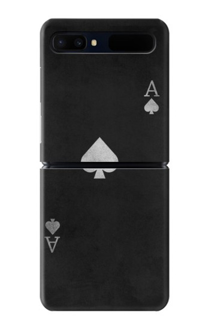 S3152 Black Ace of Spade Case For Samsung Galaxy Z Flip 5G