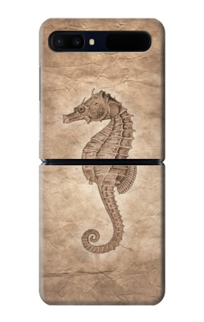 S3214 Seahorse Skeleton Fossil Case For Samsung Galaxy Z Flip 5G