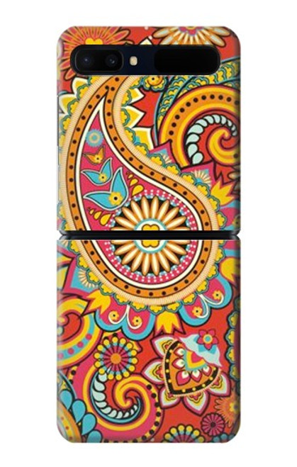 S3402 Floral Paisley Pattern Seamless Case For Samsung Galaxy Z Flip 5G