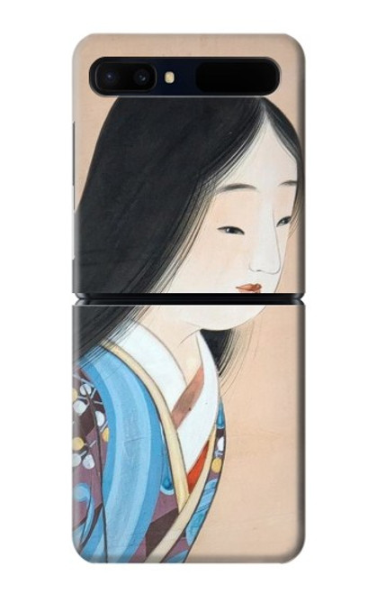 S3483 Japan Beauty Kimono Case For Samsung Galaxy Z Flip 5G