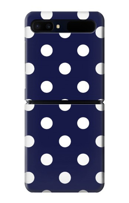 S3533 Blue Polka Dot Case For Samsung Galaxy Z Flip 5G