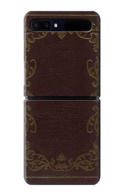 S3553 Vintage Book Cover Case For Samsung Galaxy Z Flip 5G