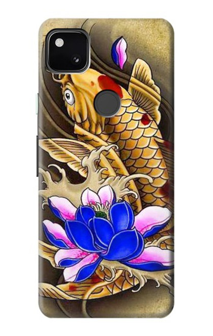 S1604 Carp Koi Fish Japanese Tattoo Case For Google Pixel 4a