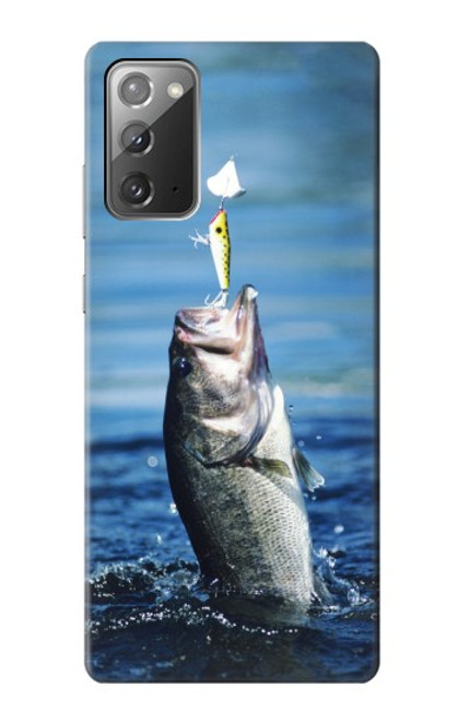 S1594 Bass Fishing Case For Samsung Galaxy Note 20