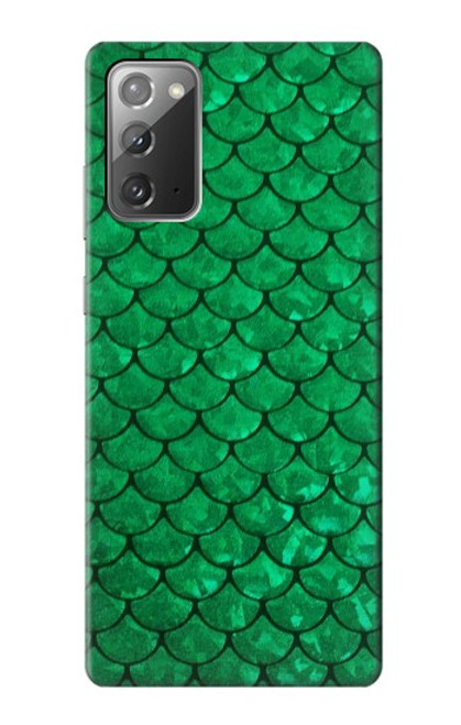 S2704 Green Fish Scale Pattern Graphic Case For Samsung Galaxy Note 20