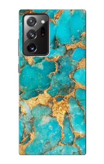 S2906 Aqua Turquoise Stone Case For Samsung Galaxy Note 20 Ultra, Ultra 5G