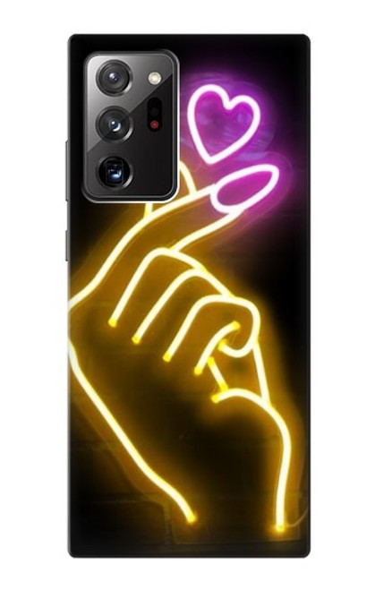 S3512 Cute Mini Heart Neon Graphic Case For Samsung Galaxy Note 20 Ultra, Ultra 5G