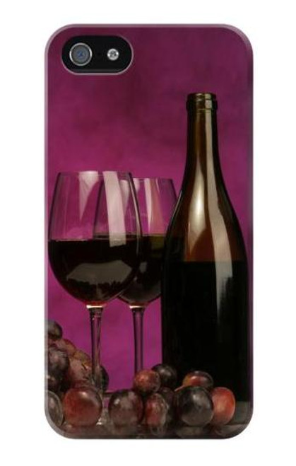 S0910 Red Wine Case Cover For IPHONE 5 5s SE