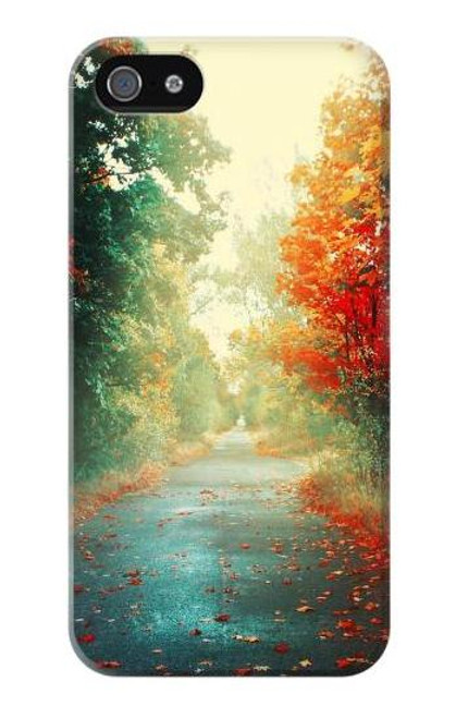 S0913 Road Through The Woods Case Cover For IPHONE 5 5s SE