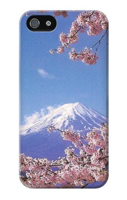 S1060 Mount Fuji Sakura Cherry Blossom Case Cover For IPHONE 5 5s SE