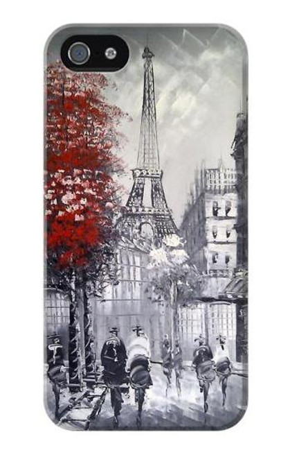 S1295 Eiffel Painting of Paris Case Cover For IPHONE 5 5s SE