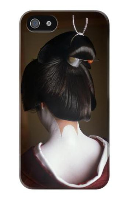 S1337 Japan Geisha Neck Case Cover For IPHONE 5 5s SE