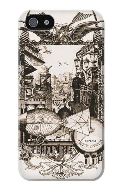S1681 Steampunk Drawing Case Cover For IPHONE 5 5s SE