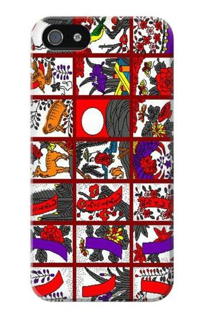 S1923 Hanafuda Japanese Flower Card Case Cover For IPHONE 5 5s SE