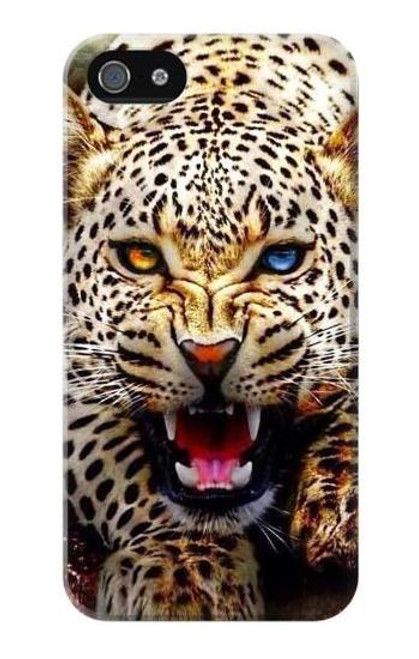 S1932 Blue Eyed Leopard Case Cover For IPHONE 5 5s SE
