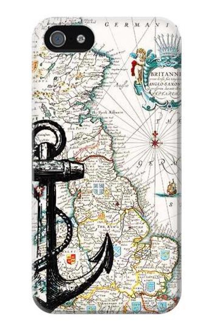 S1962 Nautical Chart Case Cover For IPHONE 5 5s SE