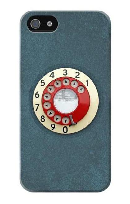 S1968 Rotary Dial Telephone Case Cover For IPHONE 5 5s SE