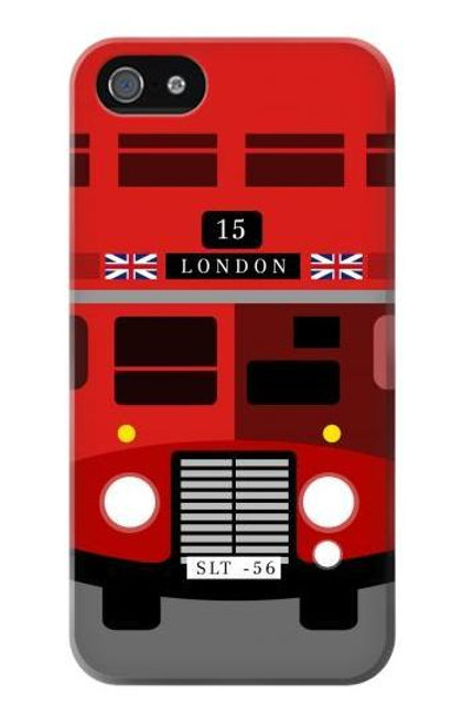 S2058 England British Double Decker Bus Case For IPHONE 5 5s SE