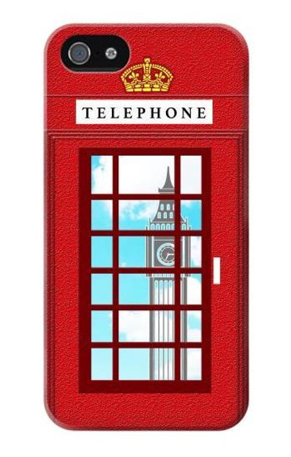 S2059 England British Telephone Box Minimalist Case For IPHONE 5 5s SE
