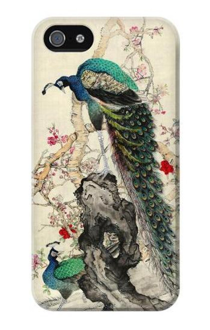 S2086 Peacock Painting Case For IPHONE 5 5s SE